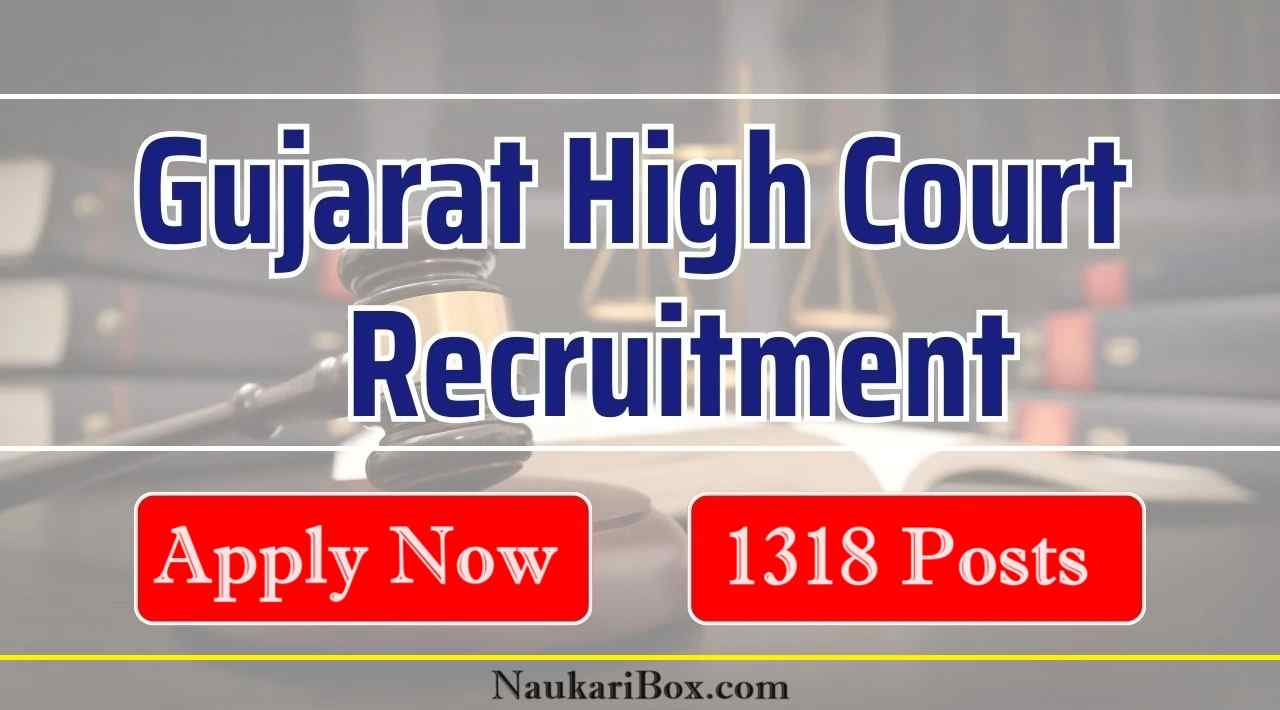 Gujarat High Court Recruitment 2024
