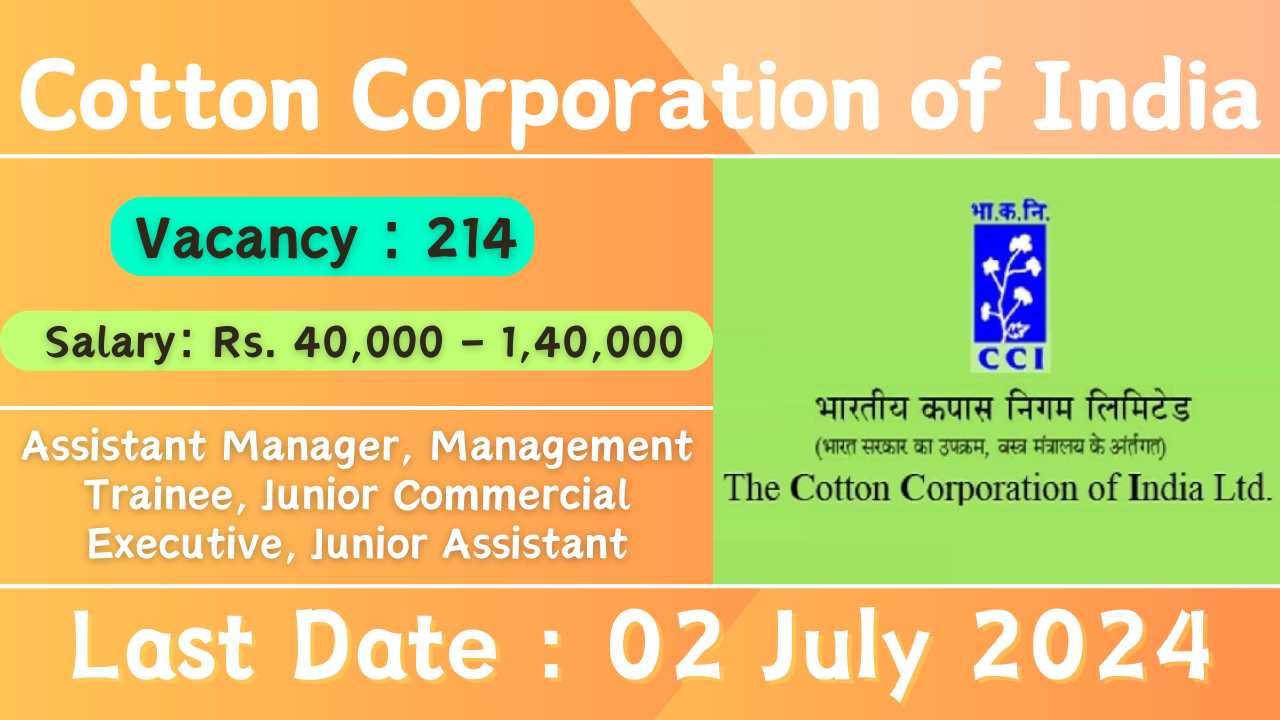 CCI 214 Recruitment Notification Out, Age Limit, Apply Now