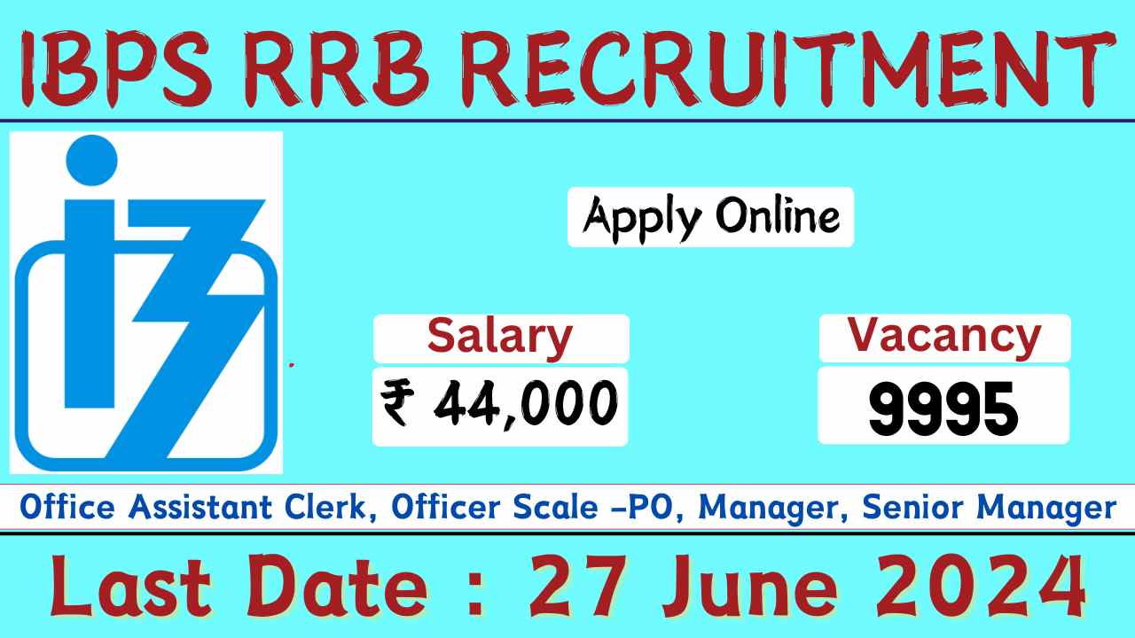 rrb recruitment for 9995 Vacancy