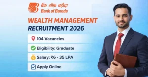 Bank of Baroda Recruitment 2026 for 104 Deputy Manager, AVP II