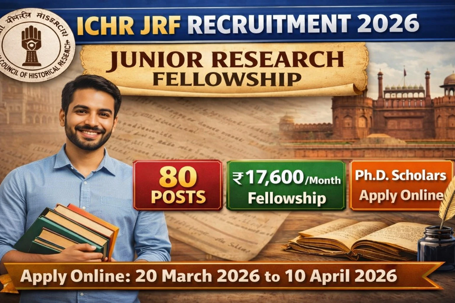 ICHR JRF Recruitment 2026 Syllabus